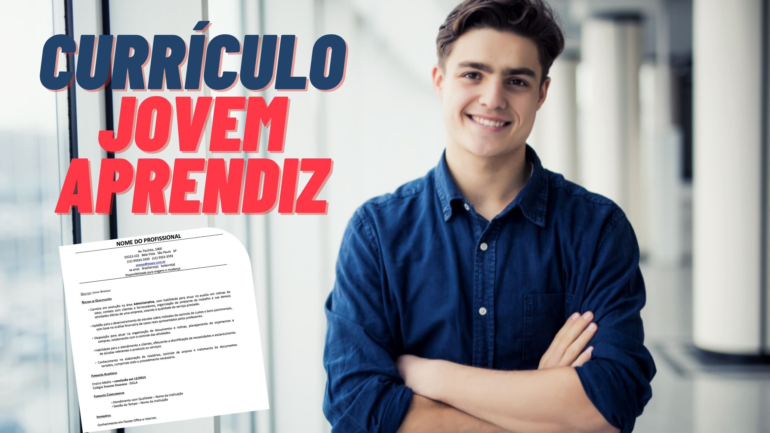 Currículo Jovem Aprendiz 2022 → Como Fazer Modelo De Currículo Pdf 5571